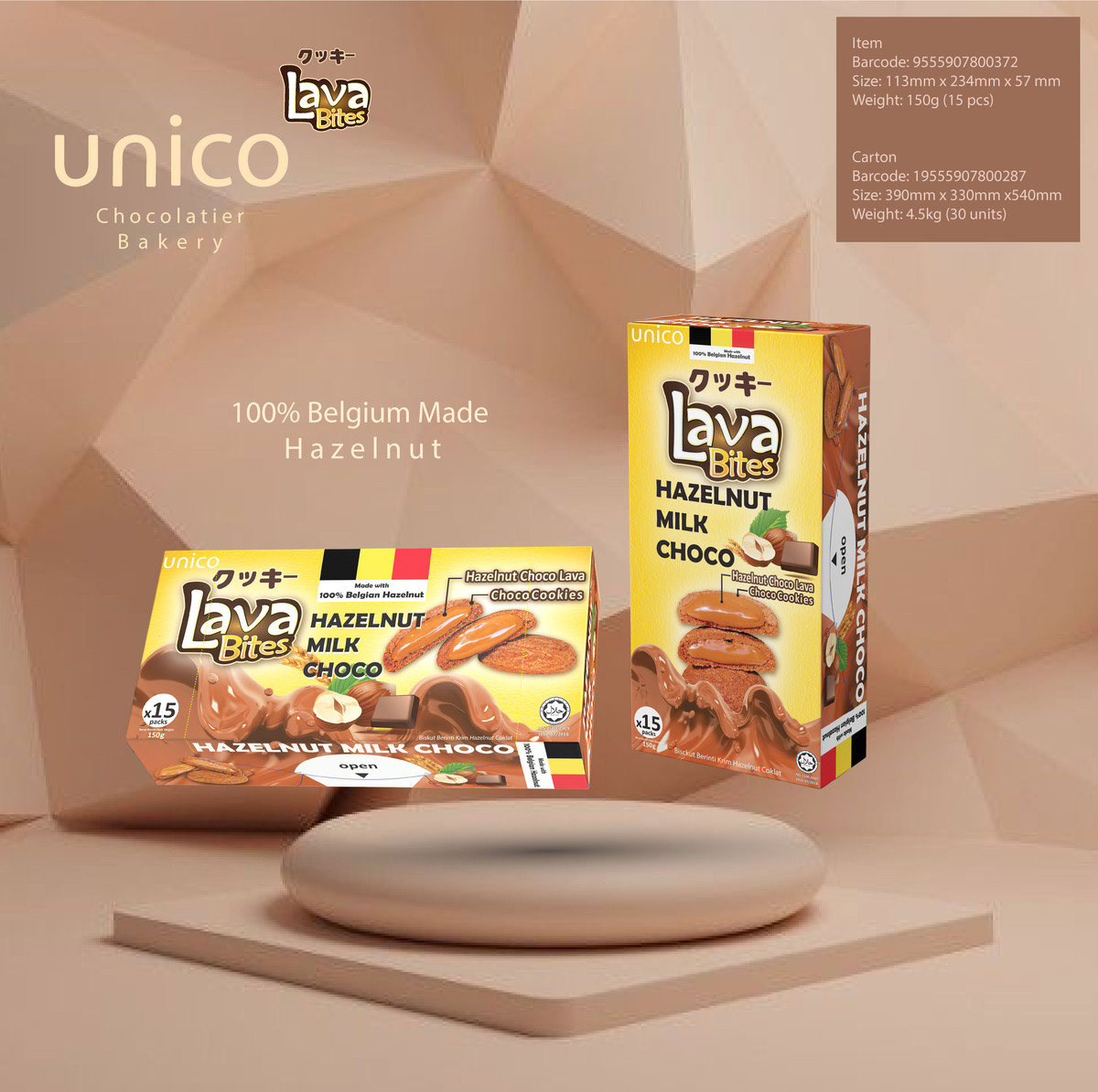 Hazelnut Milk Choco Lava Bites
